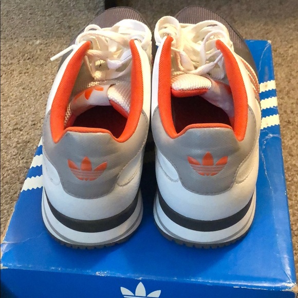 Adidas Run in White, Aluminum and Orange (G24885) - Picture 3 of 7